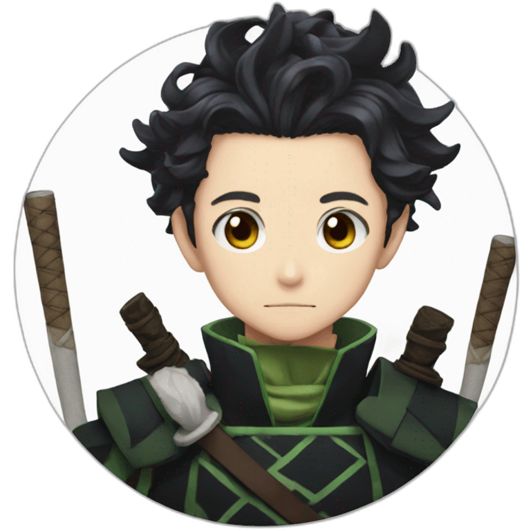 Tanjiro from Demon Slayer emoji