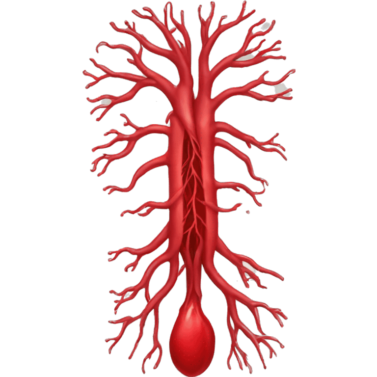 red blood vessels emoji