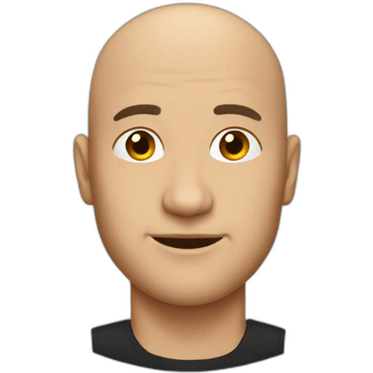 Bald club guy emoji