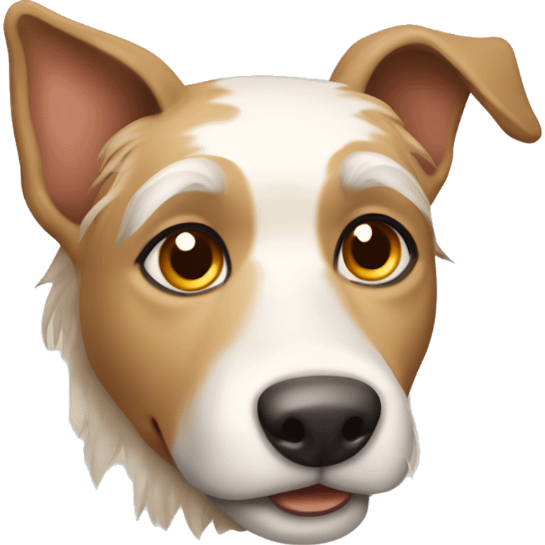 Andalusian terrier dog iOS style  emoji