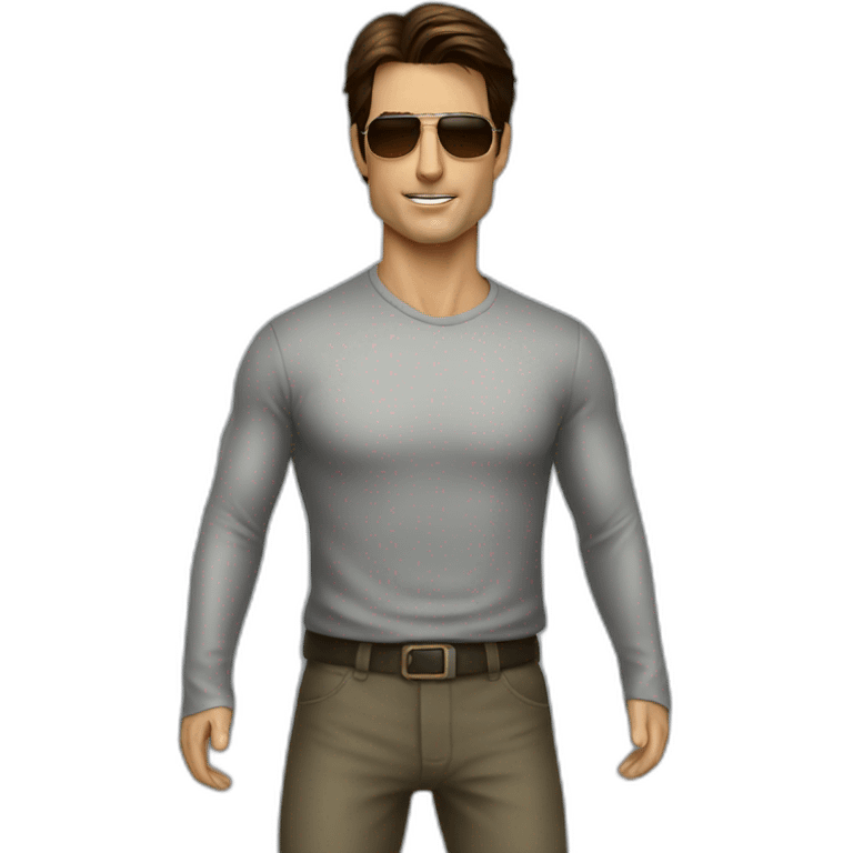 Tom cruise standing emoji