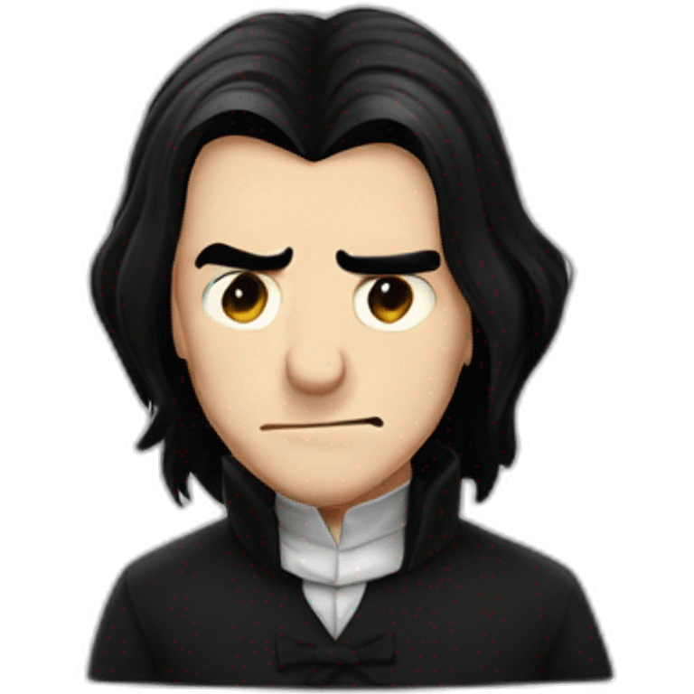 Snape disgust with arm crossed emoji