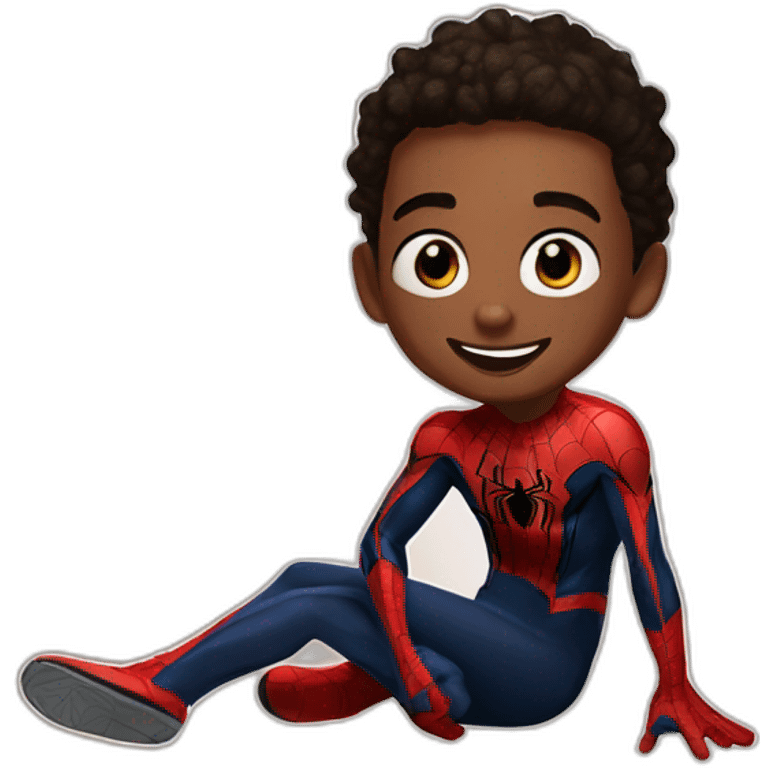 Spiderman miles morales emoji