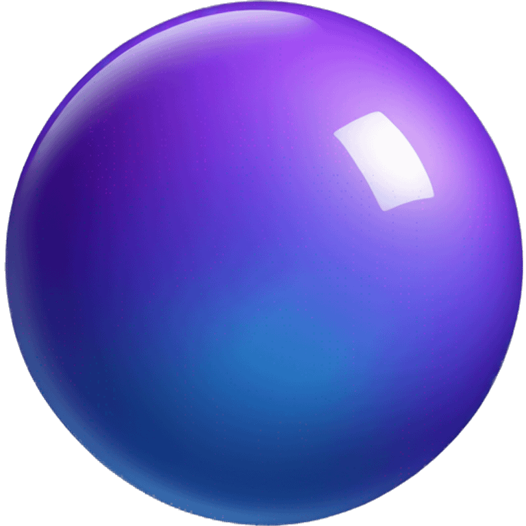 Blue/purple orb emoji