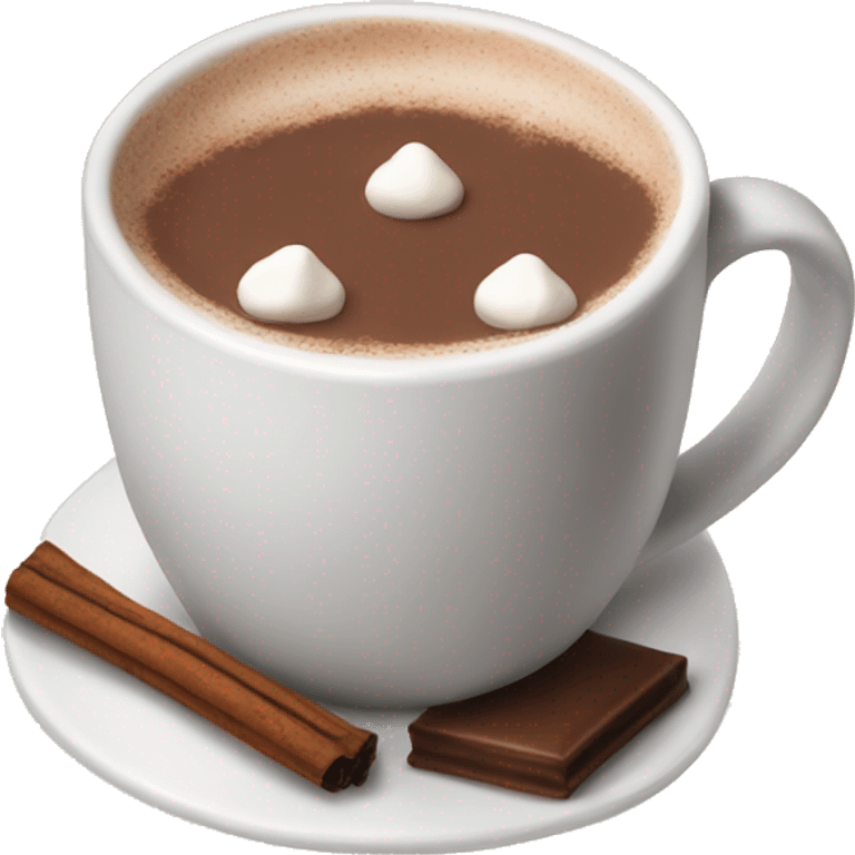 Hot chocolate for Christmas  emoji