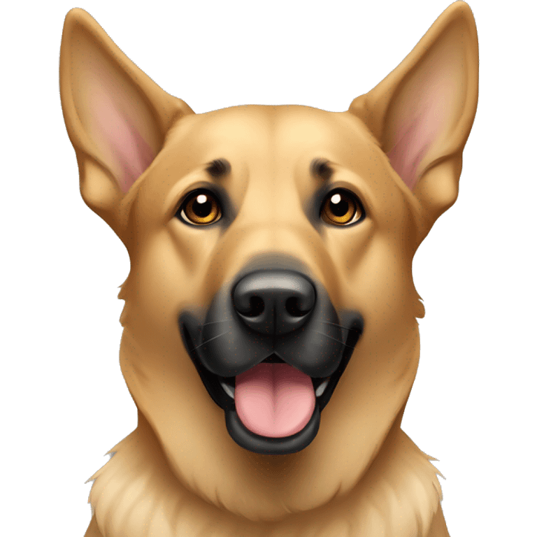 Labrador and German shepherd dog emoji