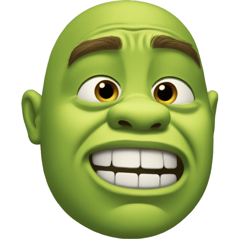 shrek crying emoji