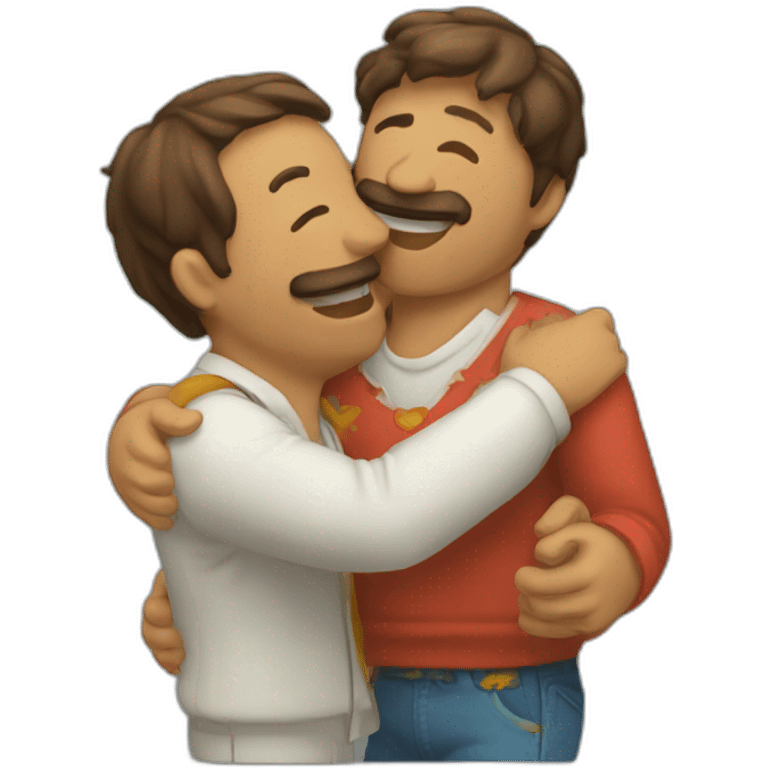 abrazo amigos emoji