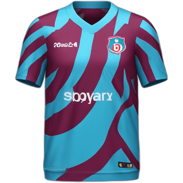 Trabzonspor stryped jersey emoji