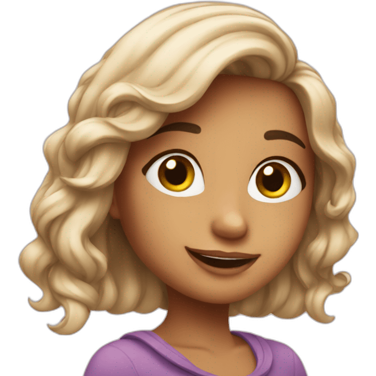 Lovely girl  emoji