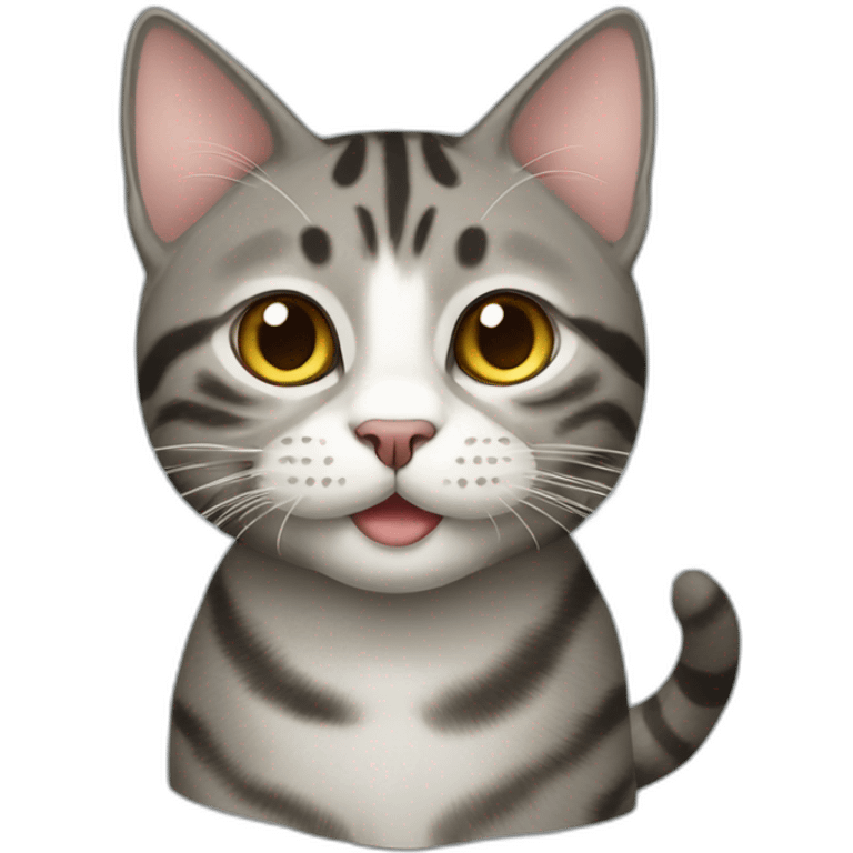 mackerel tabby cat emoji