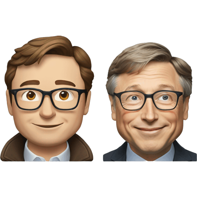 elon musk and bill gates emoji