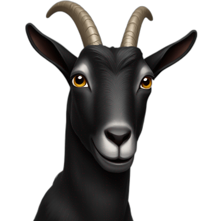 Black goat emoji