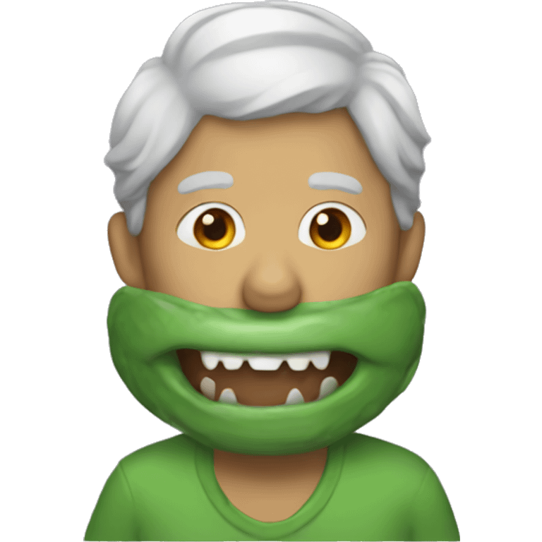 person associated with a reptile emoji