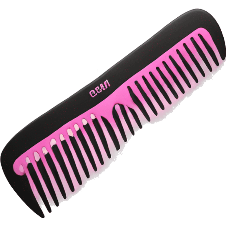 comb for hair pink emoji