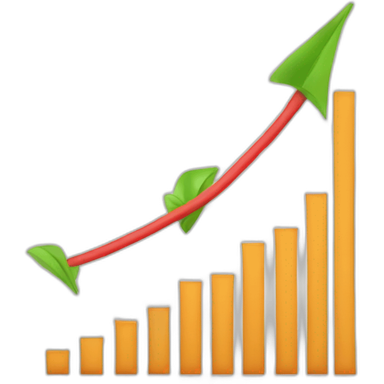 profit graph growing emoji