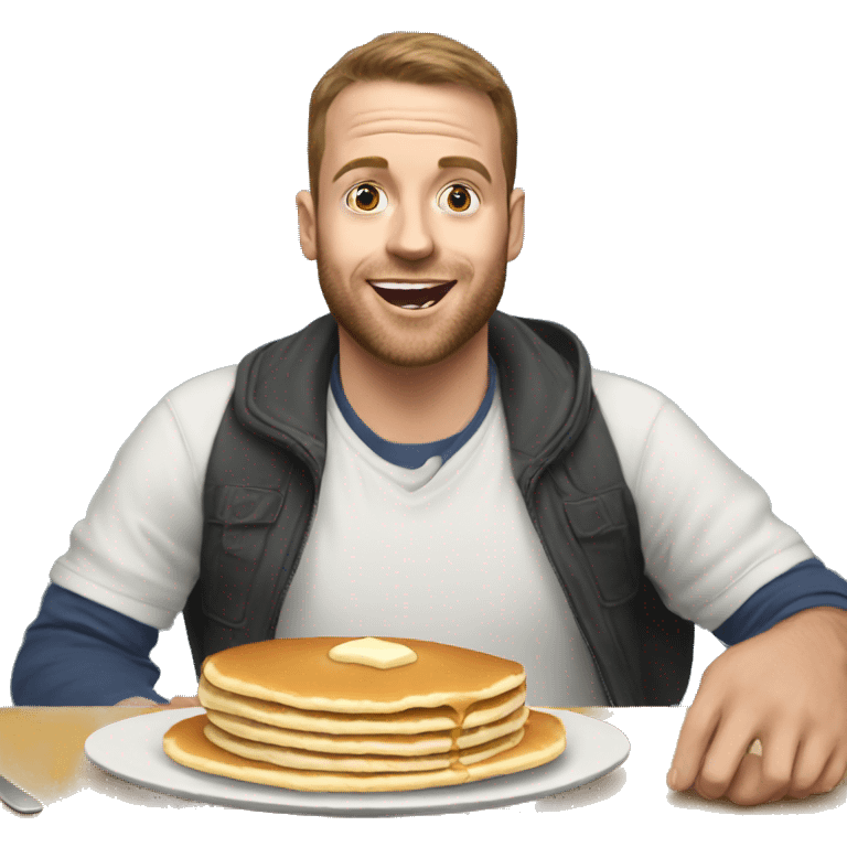 Andrew Tate eating pancakes emoji