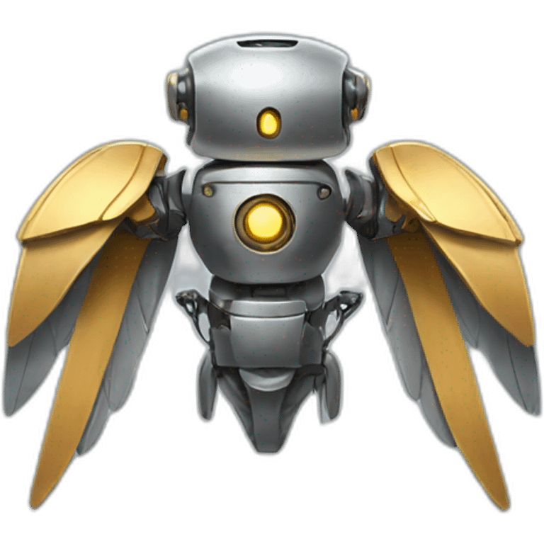 metal robot wings emoji