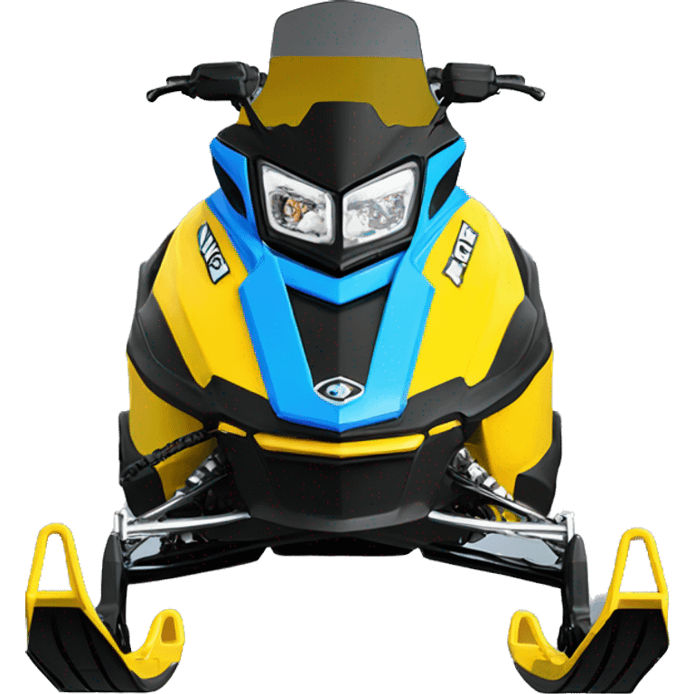 Snowmobile polaris khaos  emoji