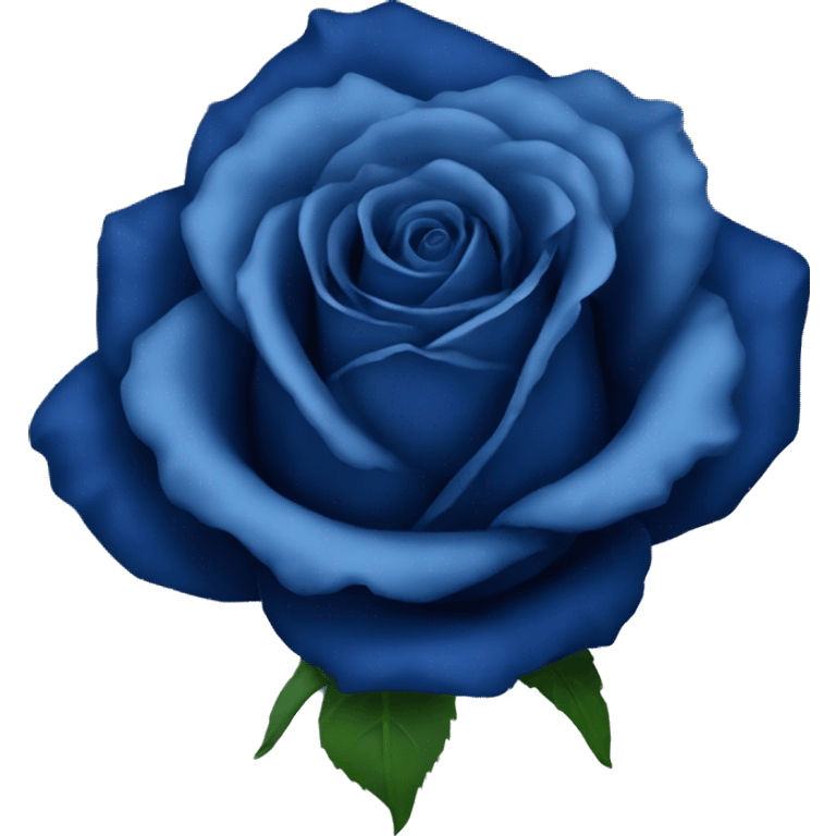 Dark blue rose  emoji