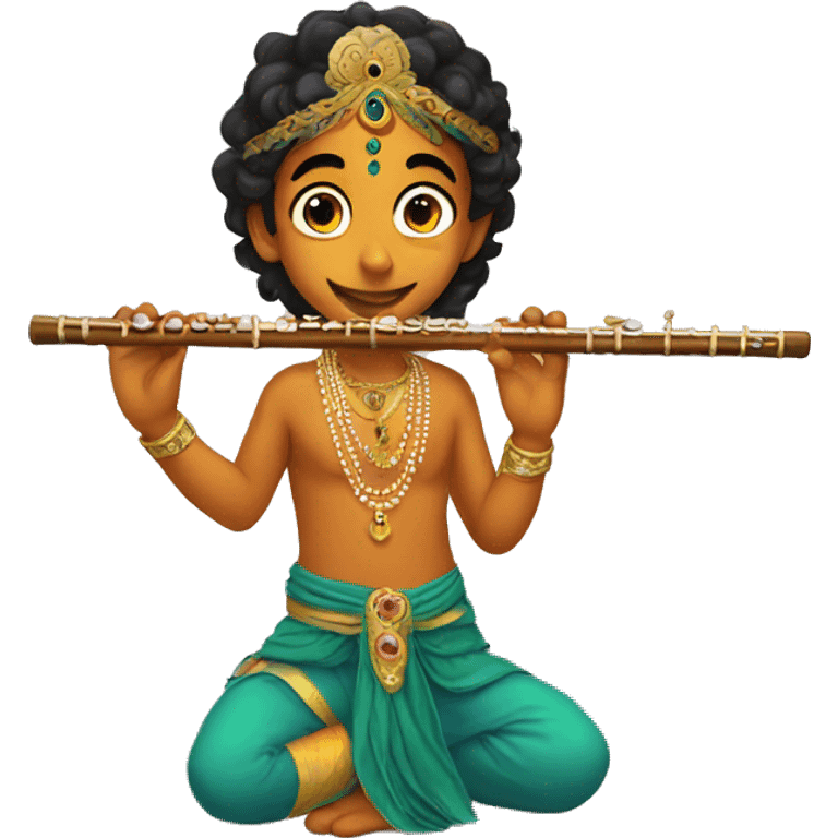 krishna flute emoji