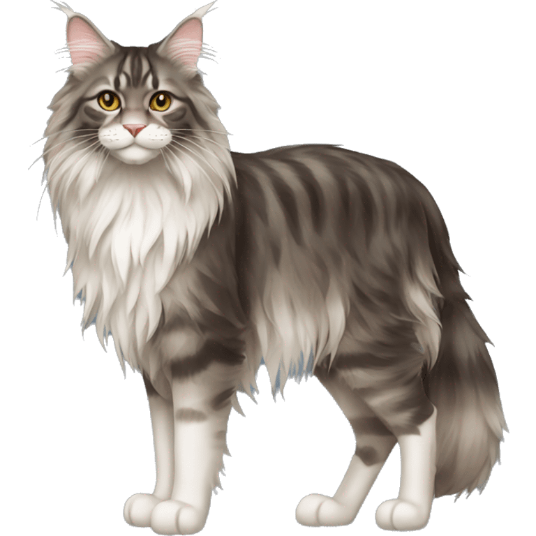 Maine Coon Cat Full Body emoji