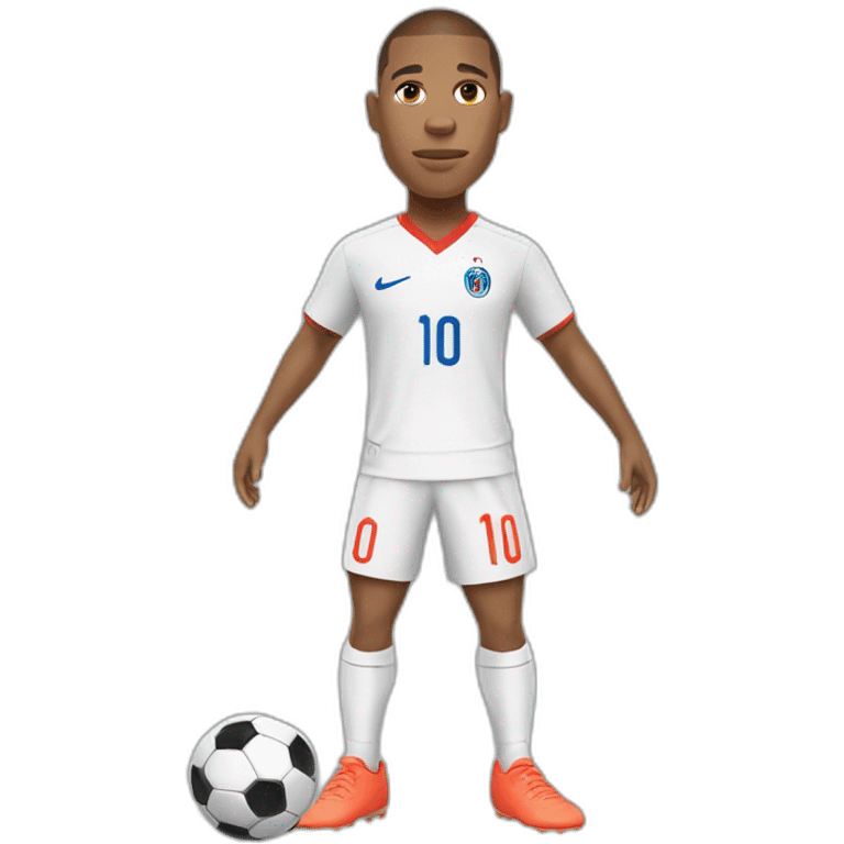 mbappe with a soccer ball emoji