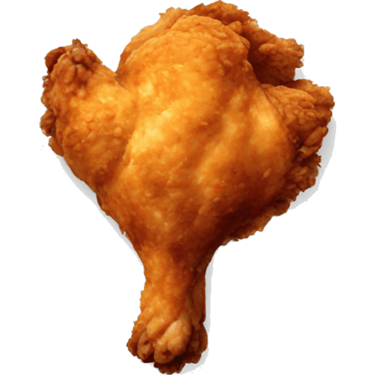 kfc crispy fried chicken leg emoji