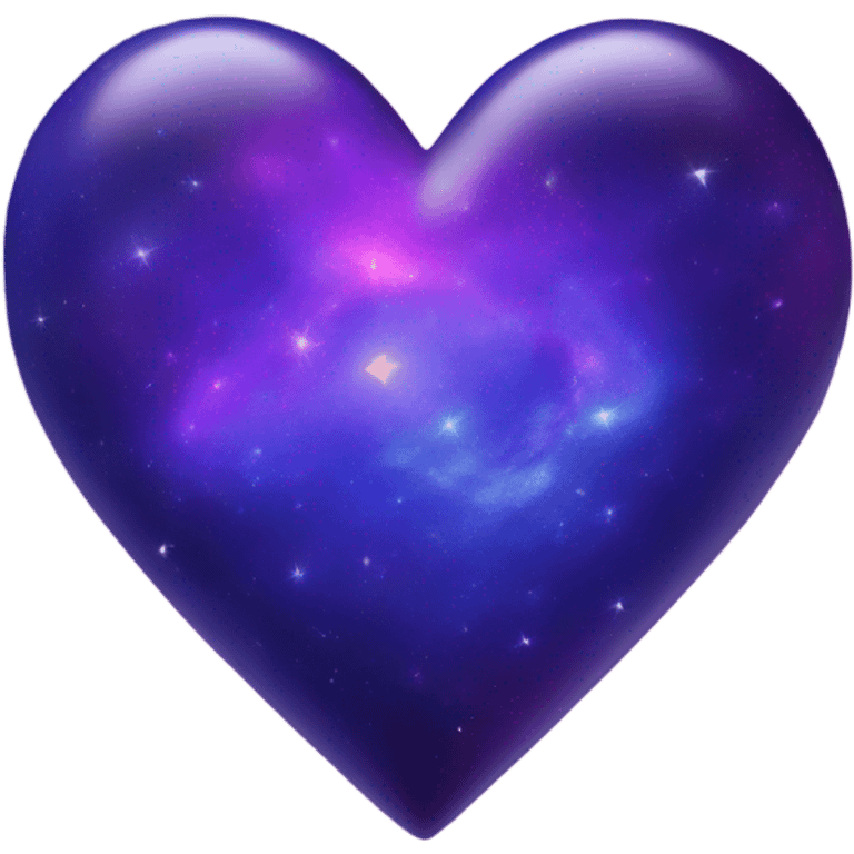 Blurple galaxy heart  emoji