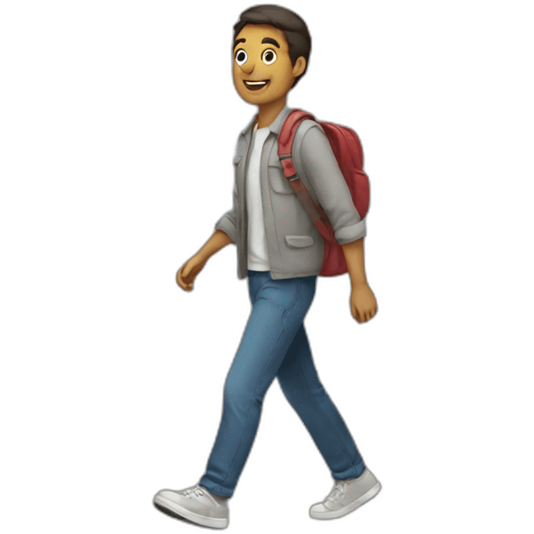 walking emoji