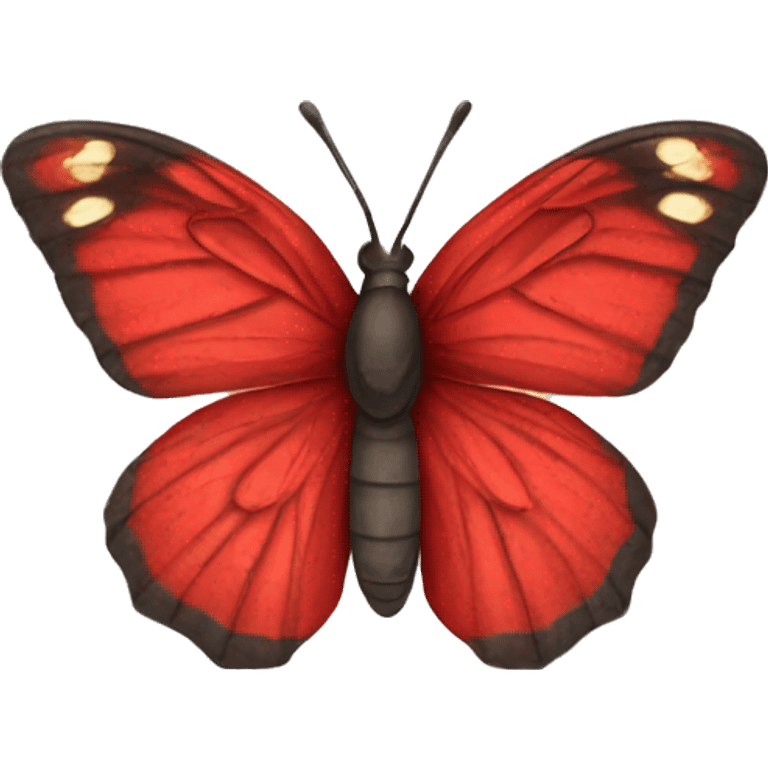 mariposa roja emoji