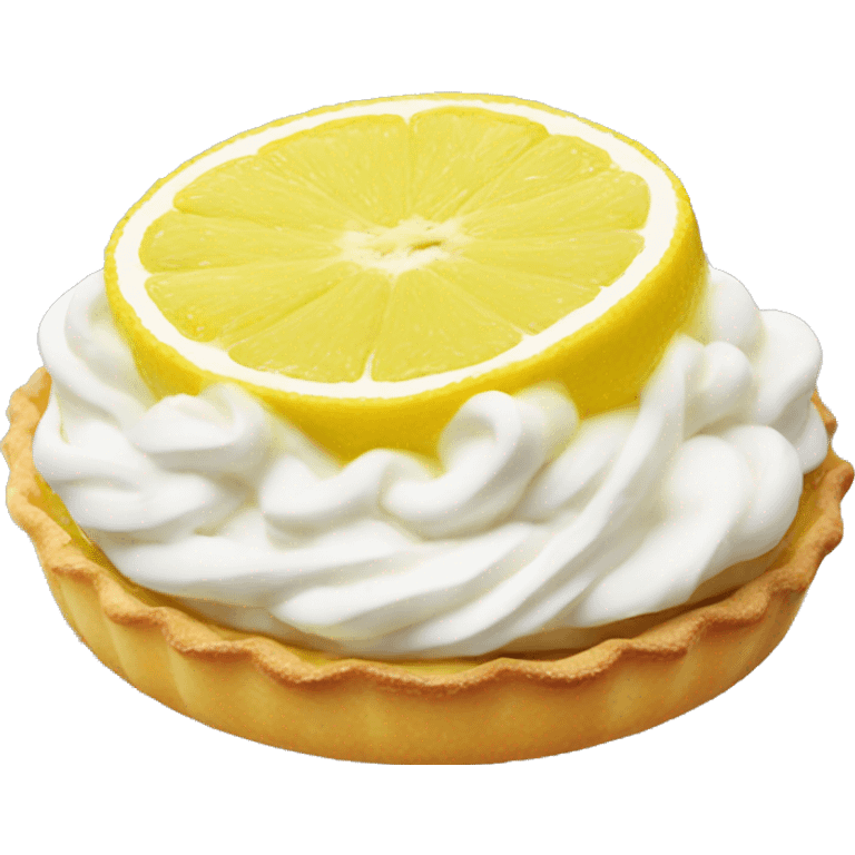 Tarte citron meringuée  emoji