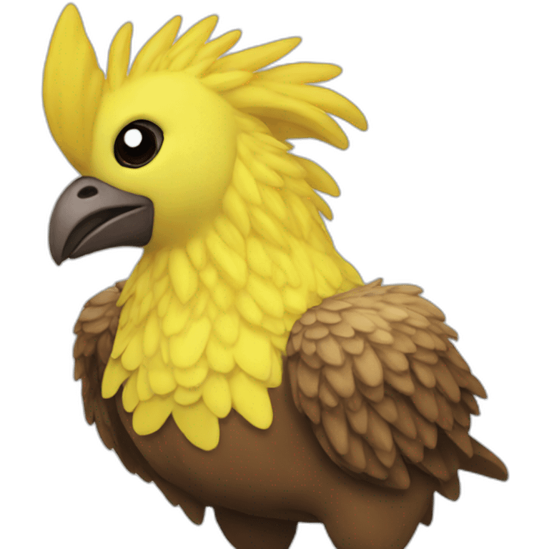 Chocobo qweh emoji