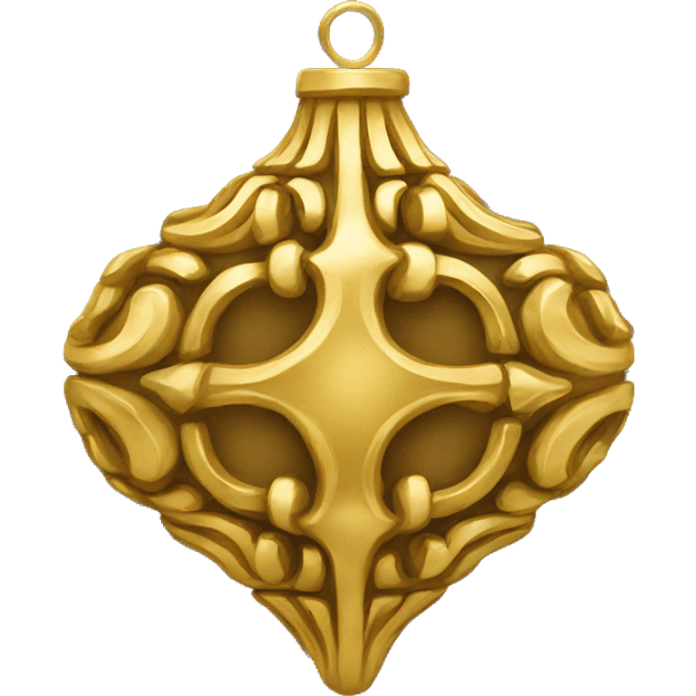 gold ornament emoji