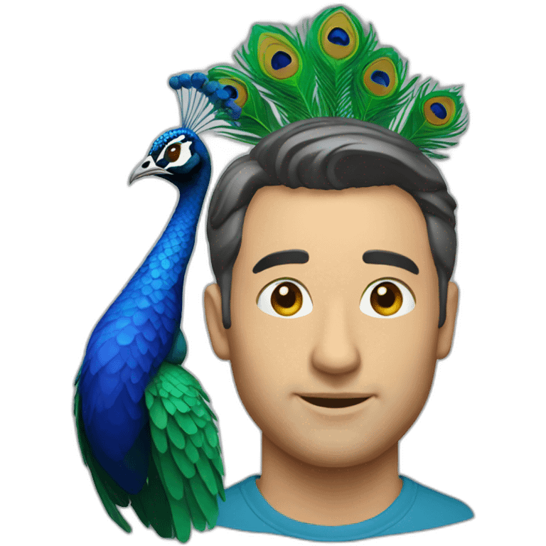 peacock editor emoji