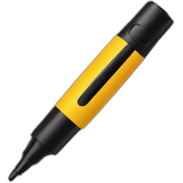 a posca pen emoji