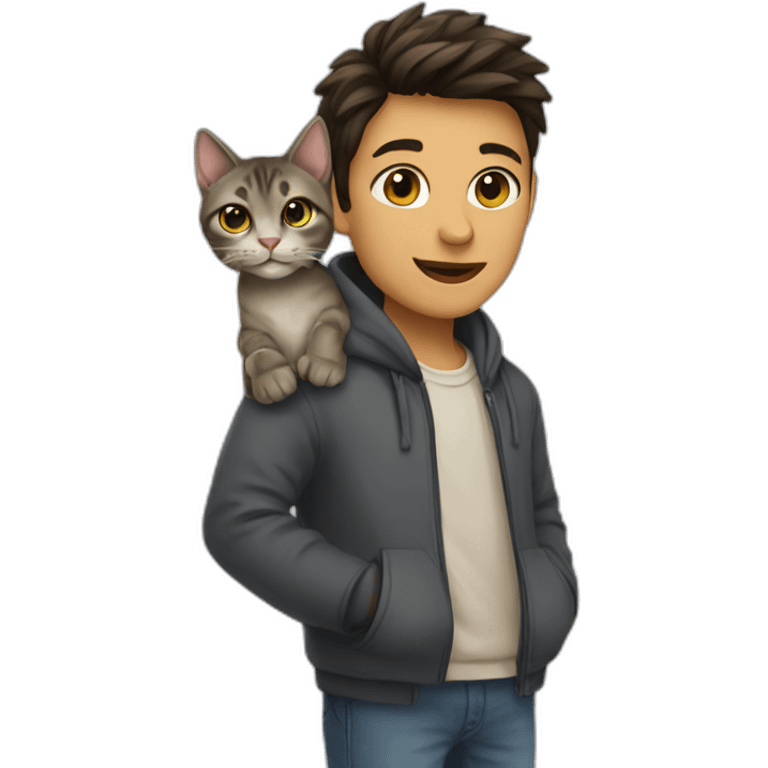 Cat + human emoji