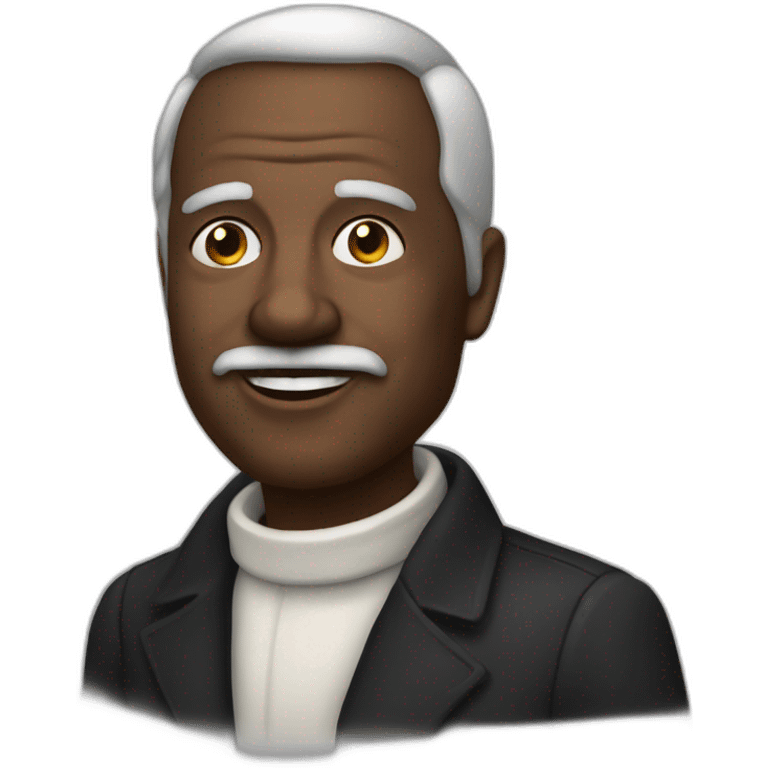 Père Noël noir emoji