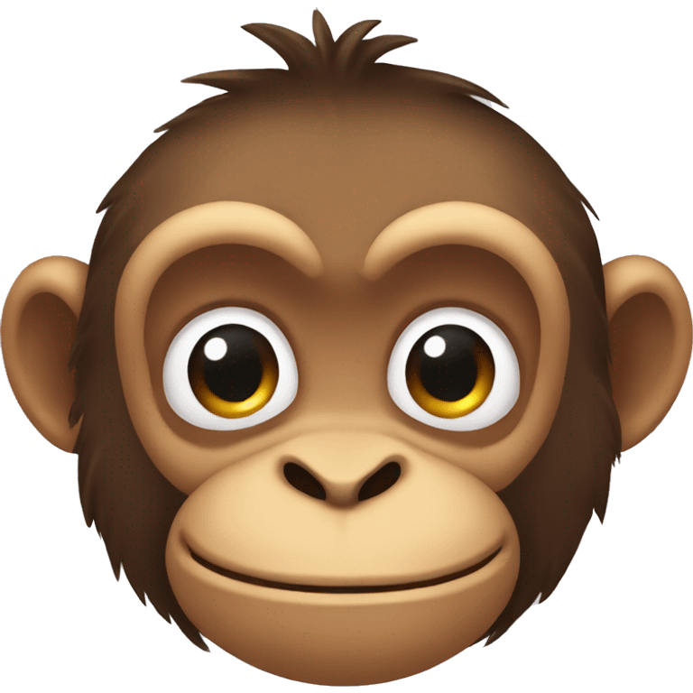 Monkey with bow emoji