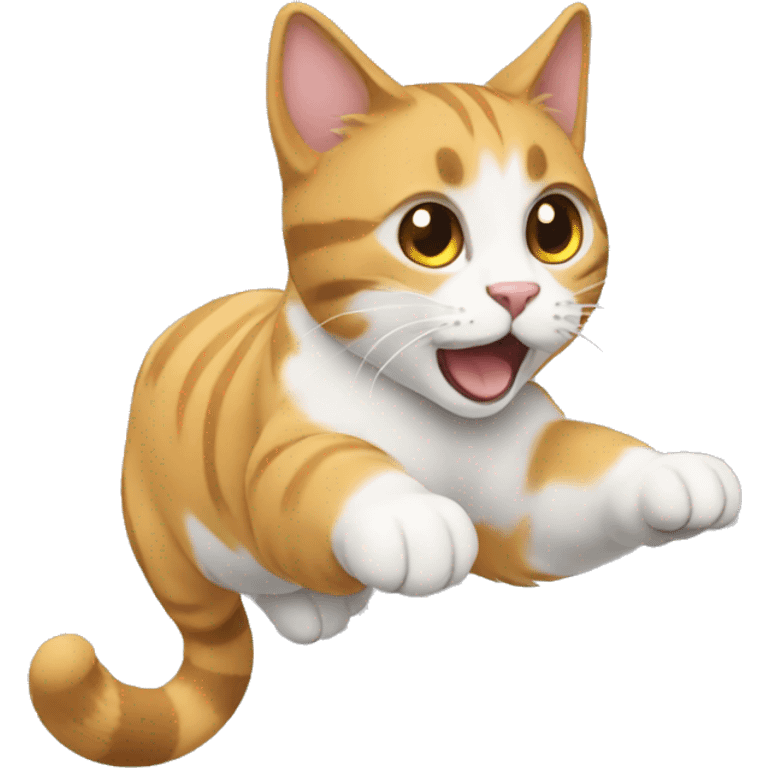 Un gato volador emoji