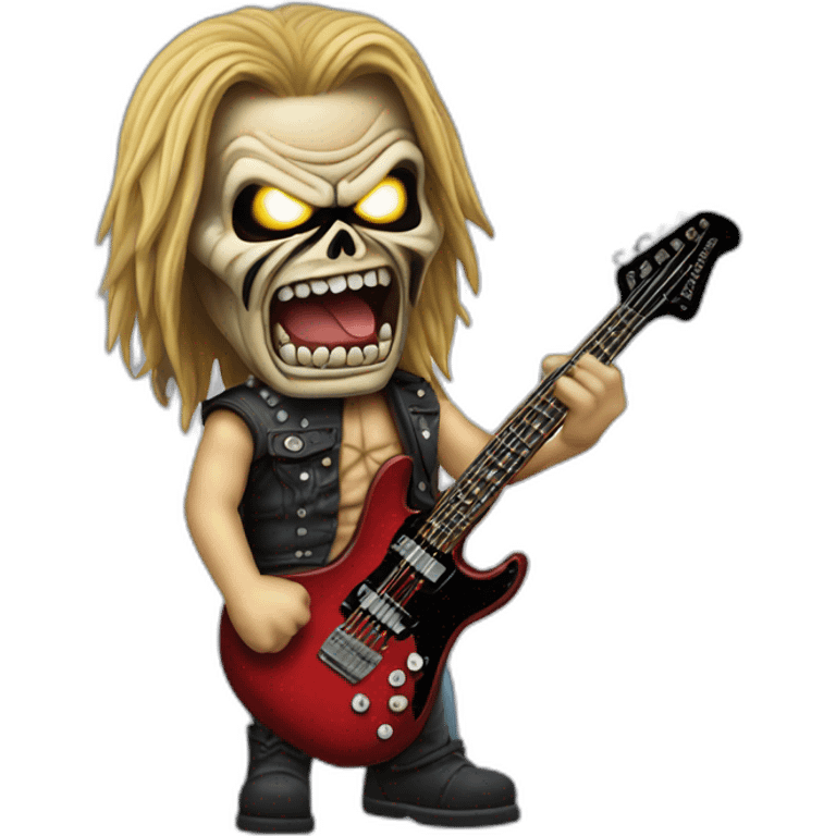 Iron Maiden live on stage emoji