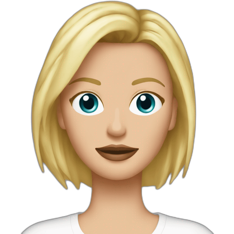 charlize theron wearing t-shirt emoji