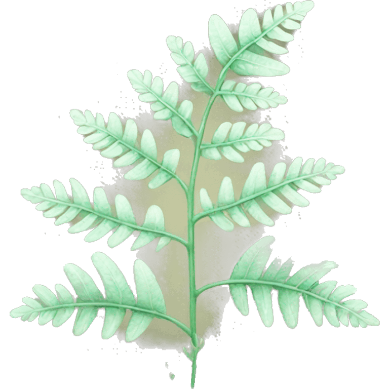 Lacy fern emoji