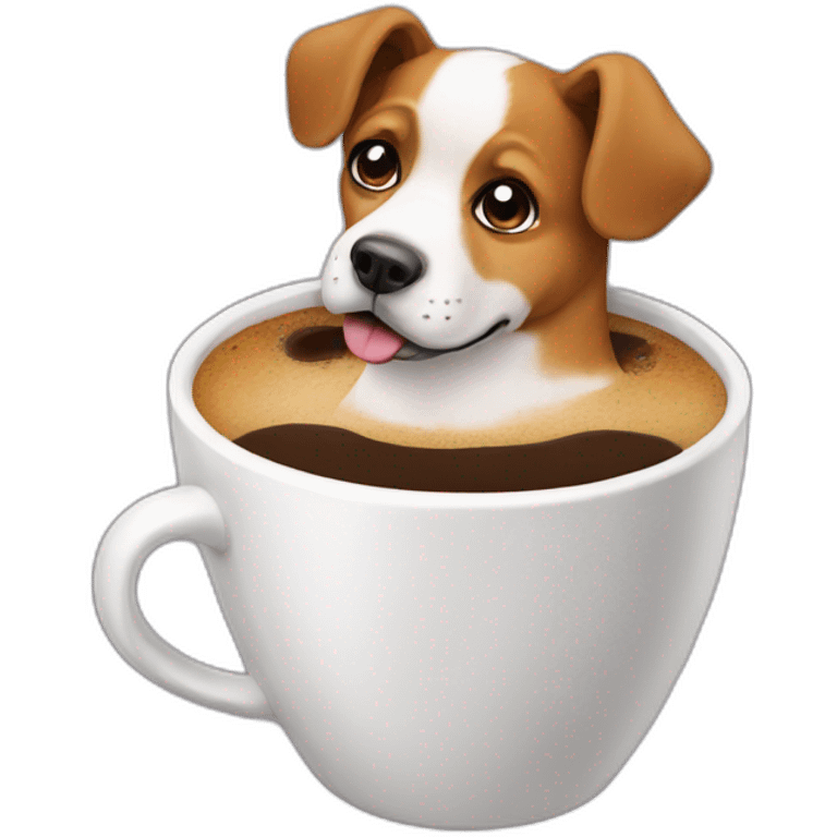 dog-coffe emoji