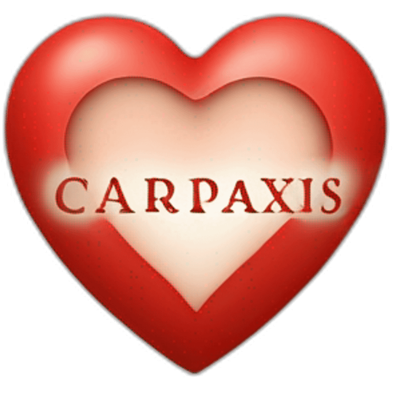 A red heart with the word "Cardiopraxis" underneath emoji