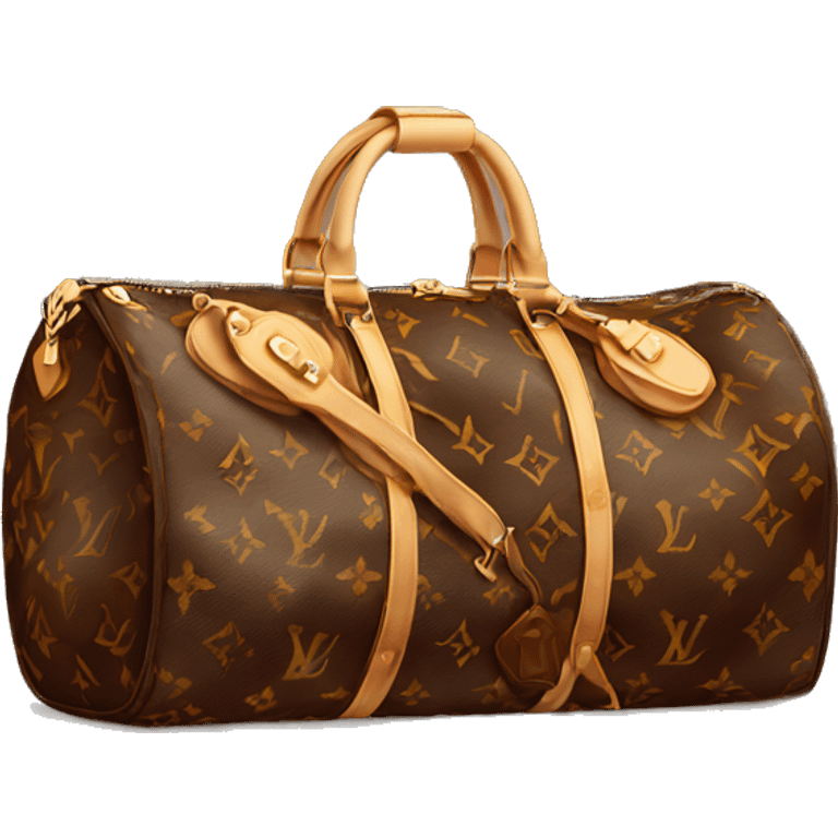 Louis Vuitton duffle bag emoji