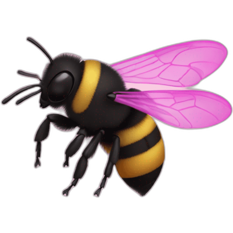 Pink Bumblebee emoji