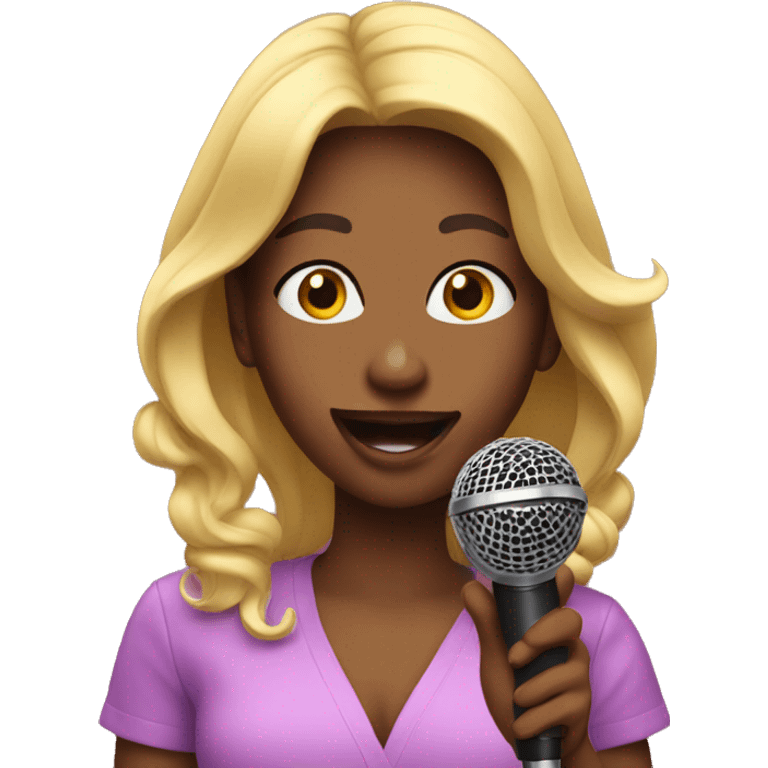 Karaoke Queen  emoji