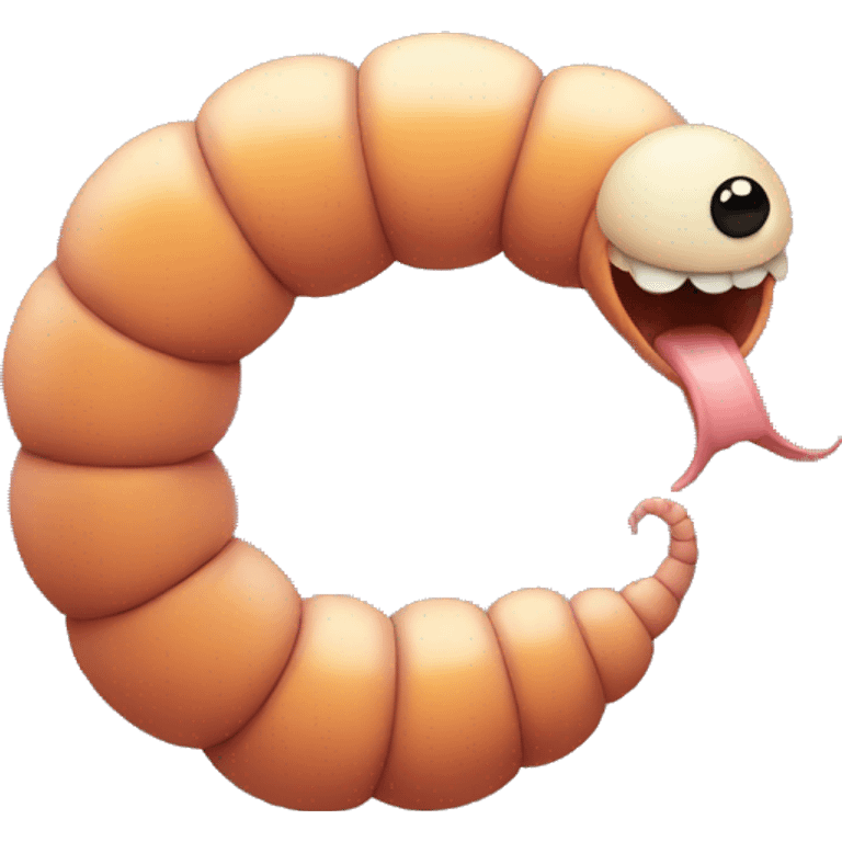 worm emoji