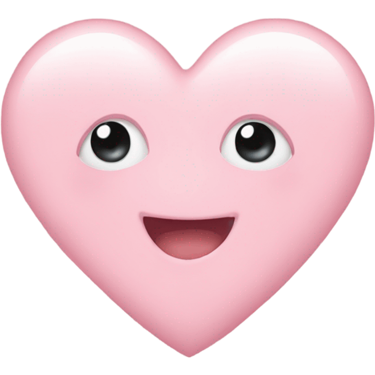 Baby pink heart emoji